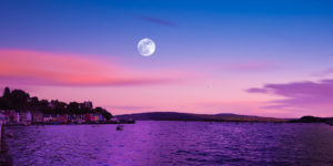 Moonlit Tobermory Harbour Isle of Mull